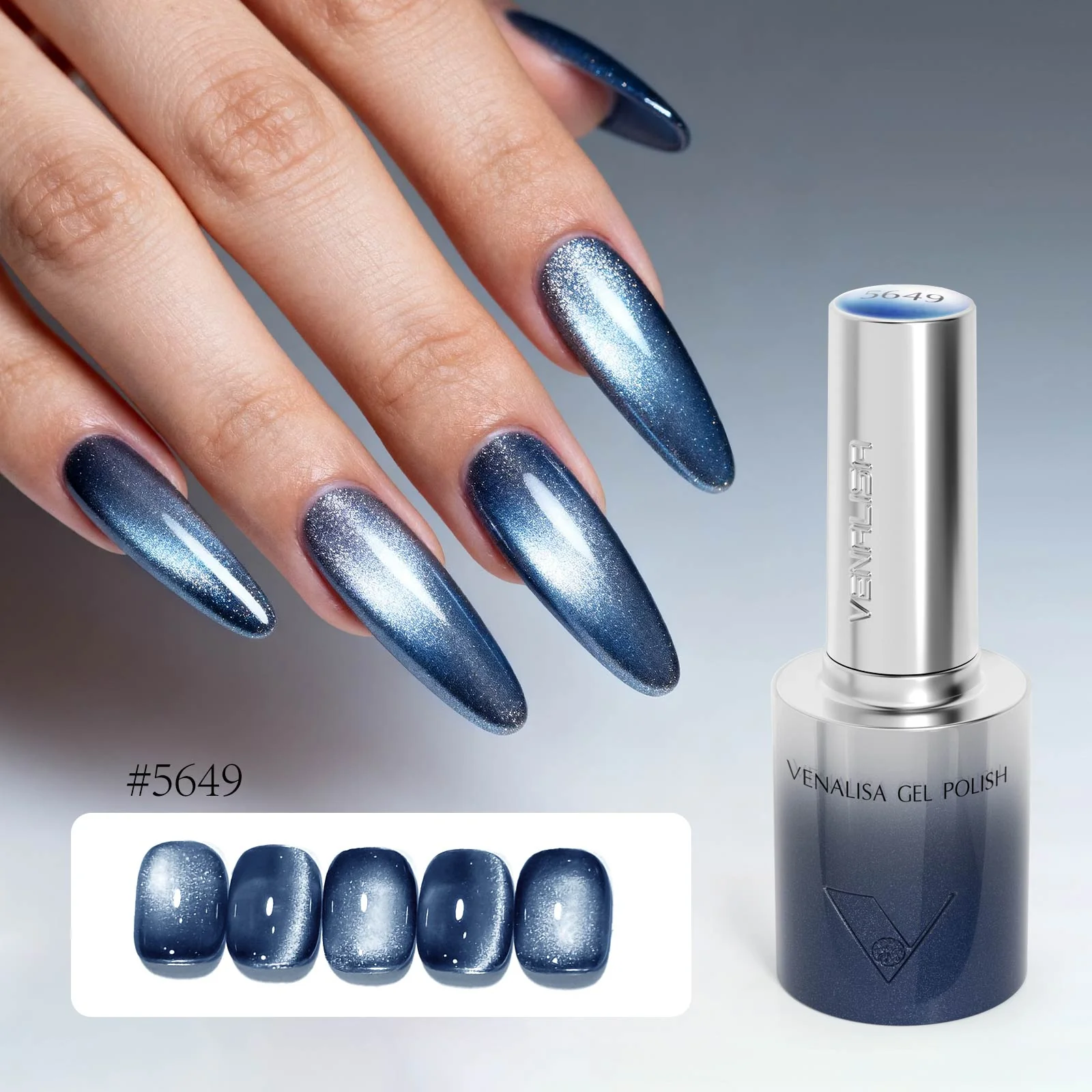 10ML Glitter & Cat Eye Gel 60 Colors Set (With Color Display) TPO Free Hema Free - Image 14