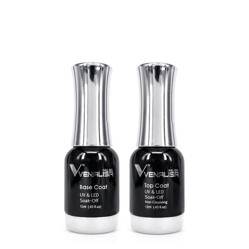 12ml Top & Base Coat Set - 2Pcs TPO Free Hema Free - Image 2