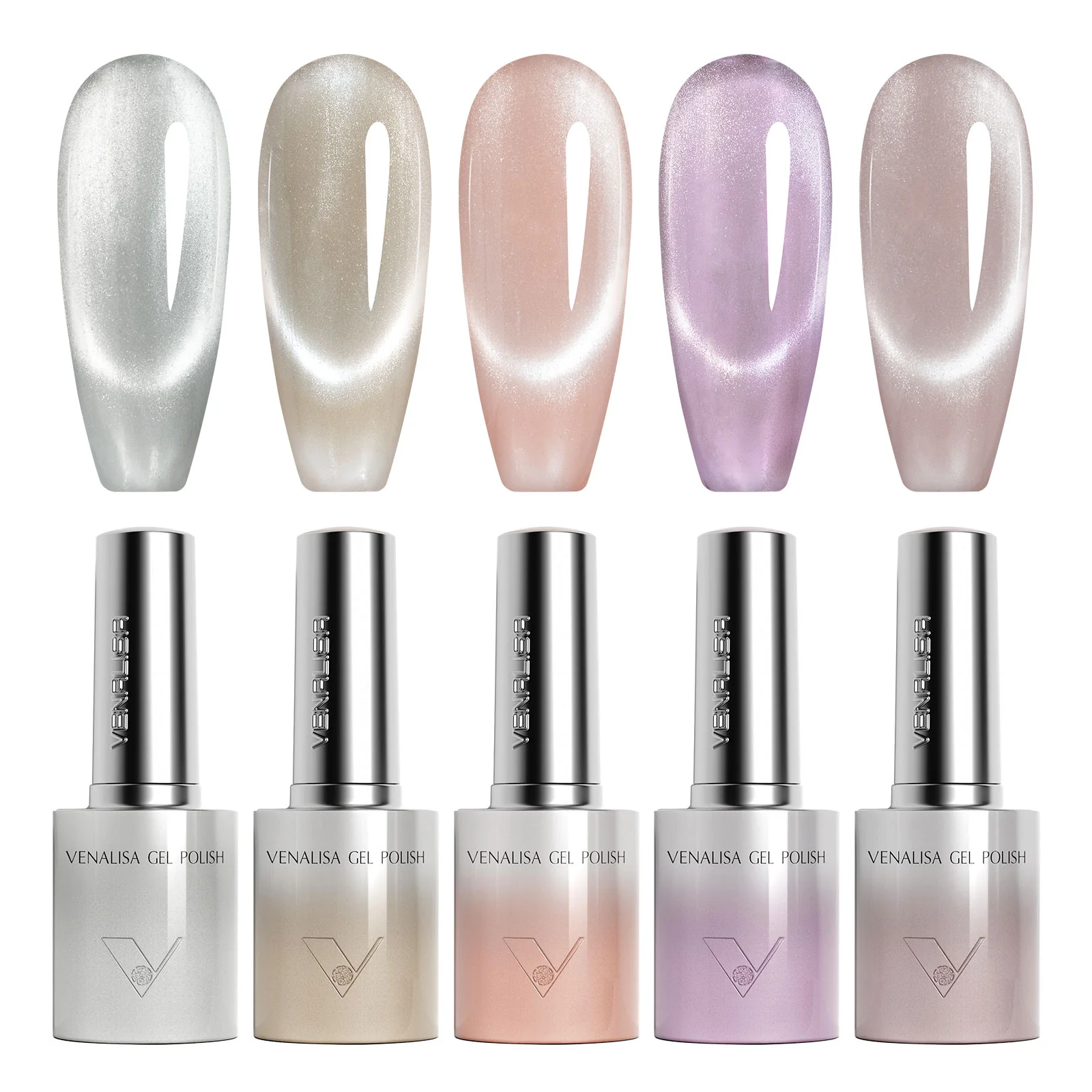 Glitter/ Cat Eye Gel Polish Set (10ML) TPO Free Hema Free - Image 2