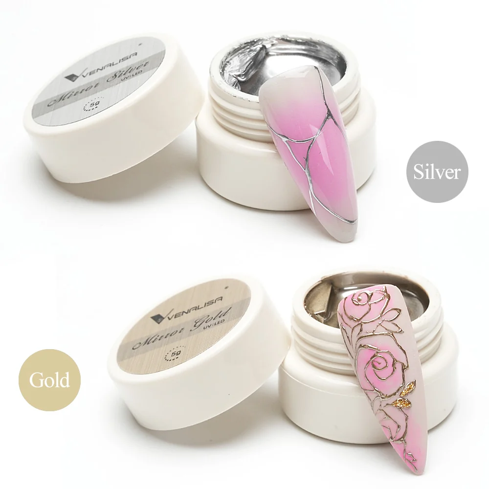 Mirror Silver & Gold Gel 2pcs Set - Image 9