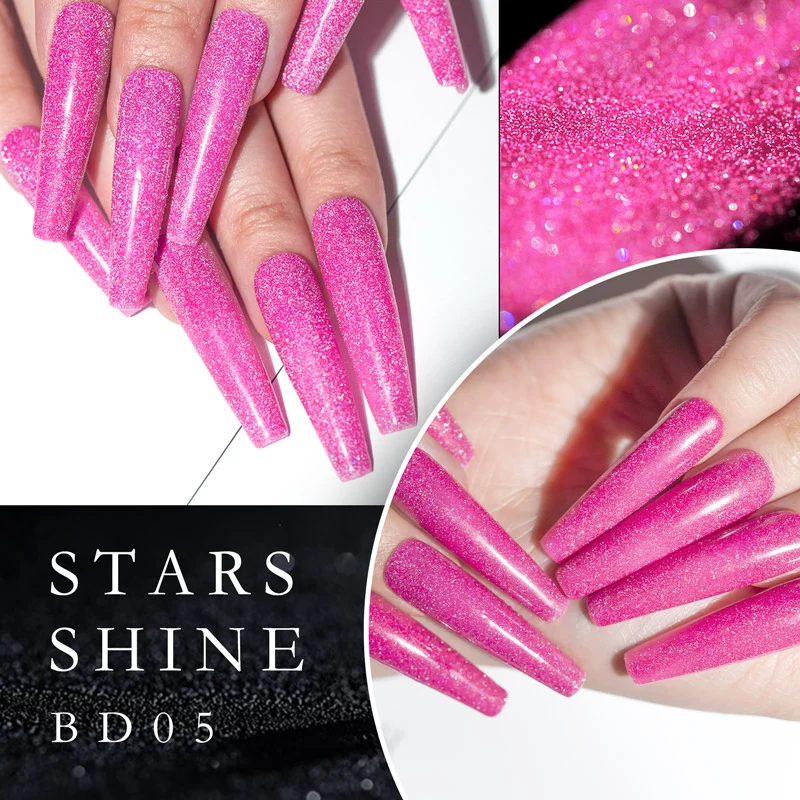 Reflective Neon Glitter Gel 12 Colors Set TPO Free Hema Free - Image 11