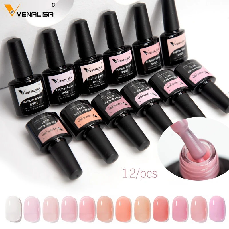 Rubber Base Coat- 12 Colors Set TPO Free Hema Free - Image 2