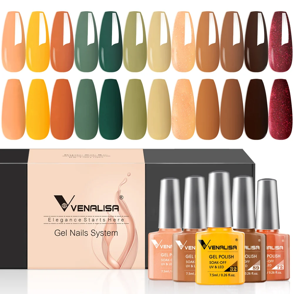 Sharp All Seasons- Gel Polish 12 Colors Set TPO Free Hema Free