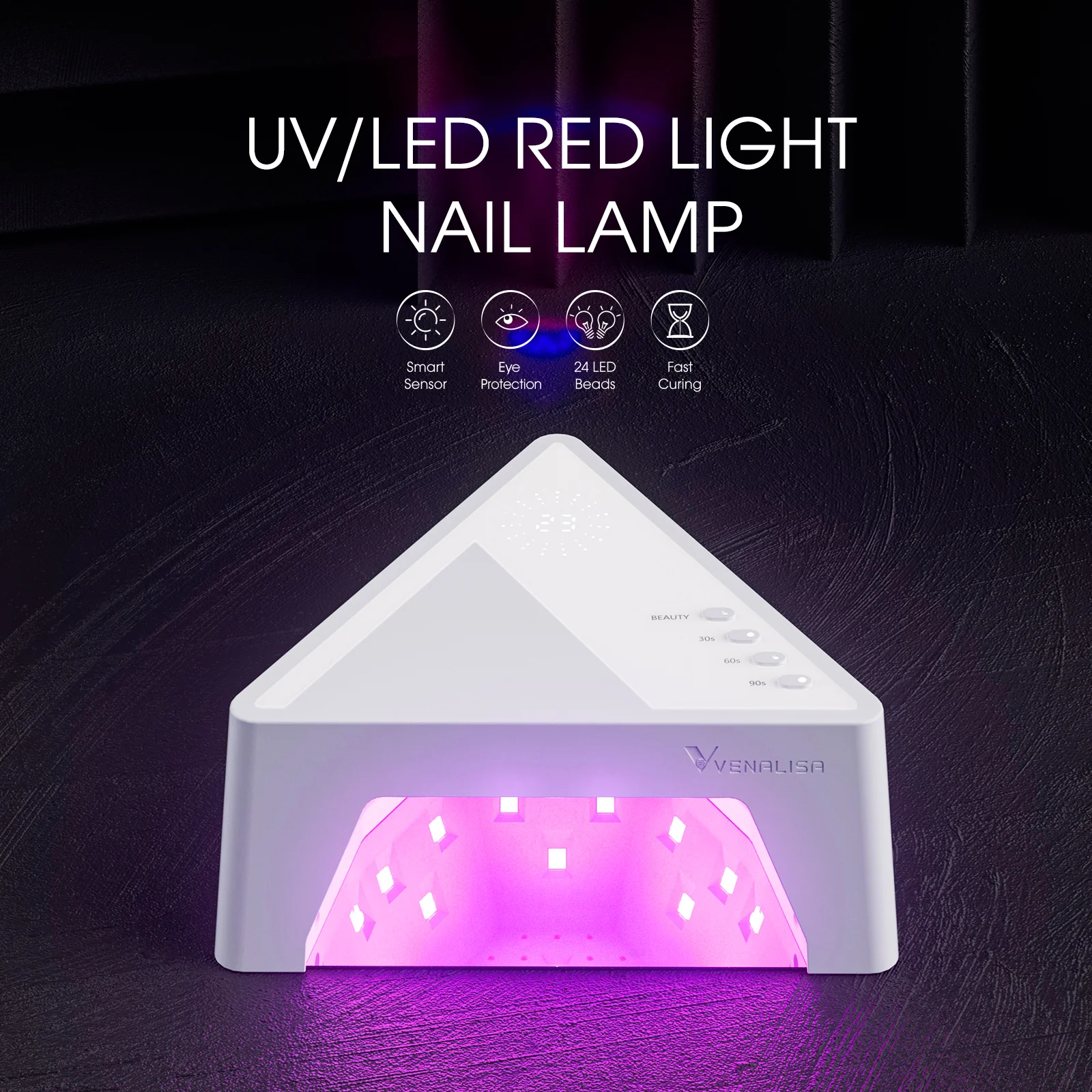 UV/LED Red Light Nail Lamp - Image 10