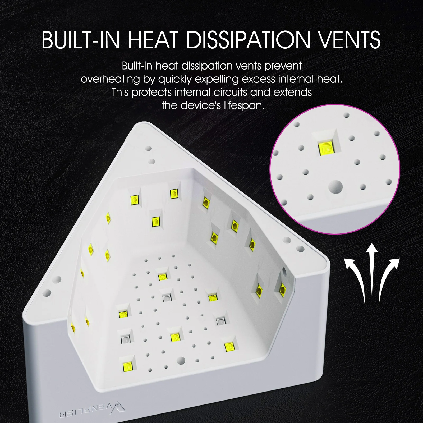UV/LED Red Light Nail Lamp - Image 5